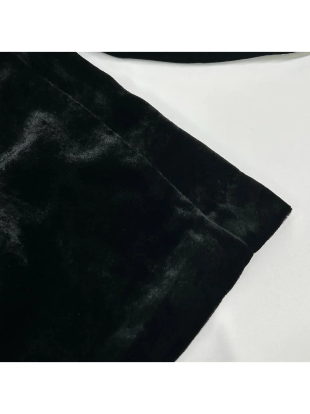 Saint Laurent Paris Velvet Wide Pants Black 28